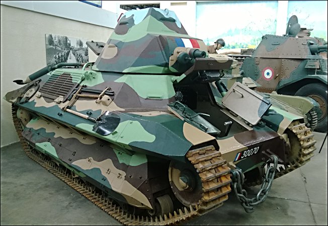 Surviving FCM 36 Char léger Modèle 1936 French WW2 light infantry Tank