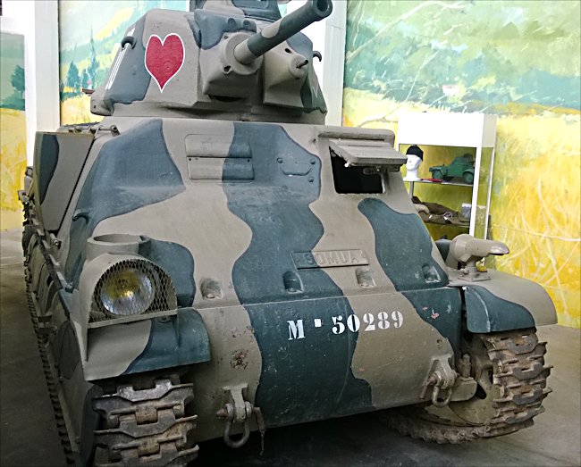 Surviving French SOMUA S35 WW2 Medium Tank
