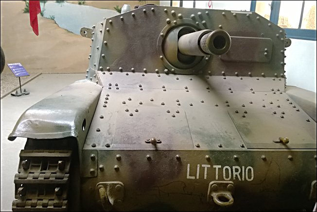 Surviving Semovente M40 Italian Self-propelled Gun