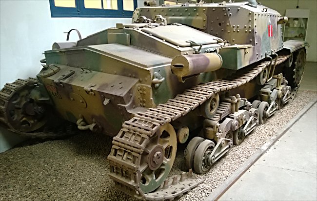 Surviving Semovente M40 Italian Self-propelled Gun