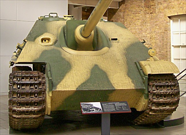 Surviving German WW2 Jagdpanzer V Tank Destroyer at the Imperial War Museum London