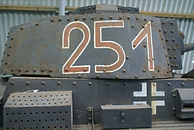 Surviving German Panzer PzKpfw 38(t) Tank