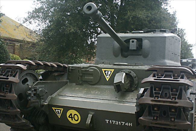 Surviving Churchill Crocodile Flame Thrower D-Day Tank