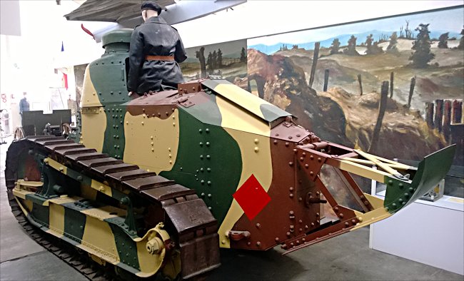 Surviving French WW1 Renault FT-17 Tank