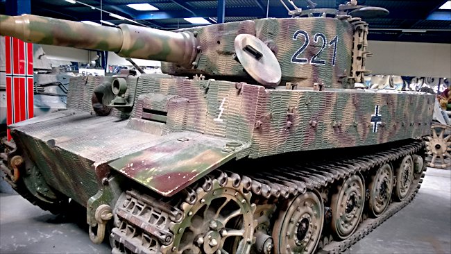 Surviving German Tiger I Ausf. E Heavy Tank panzerkampfwagen VI