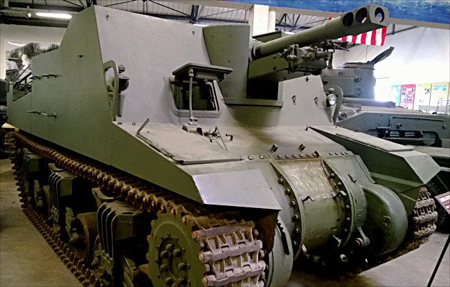 Surviving British WW2 Sexton II Self Propelled Gun SPG