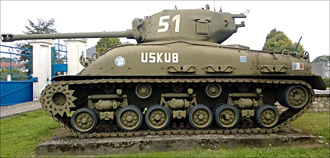 Surviving Sherman Tank M4A1E8 76mm HVSS