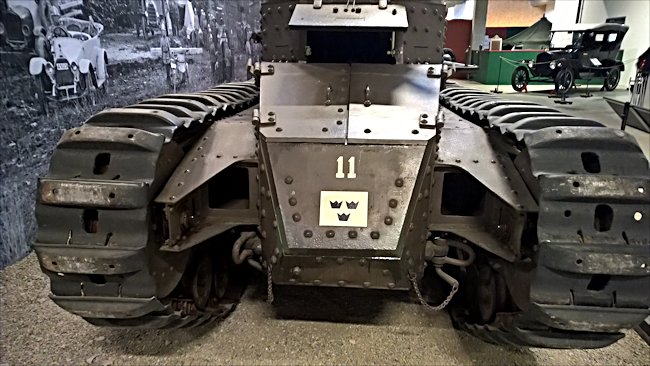 Surviving Swedish fm/28 tank tracks