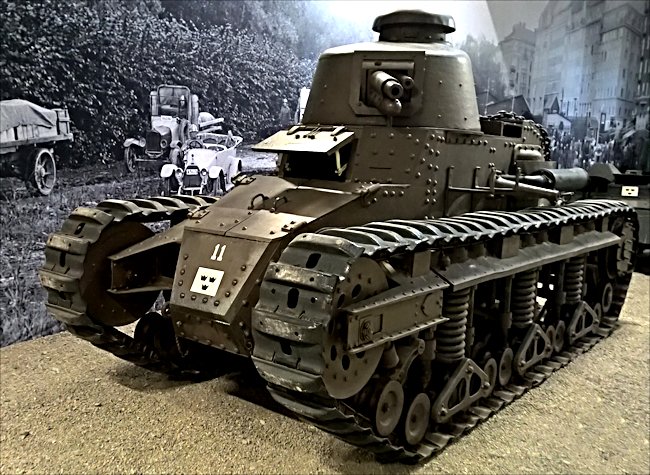 Surviving Swedish fm/28 tank