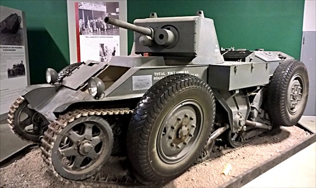 Surviving Swedish fm/ 31 Tank