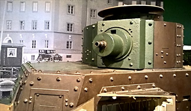 Surviving Swedish m/21 tank turret