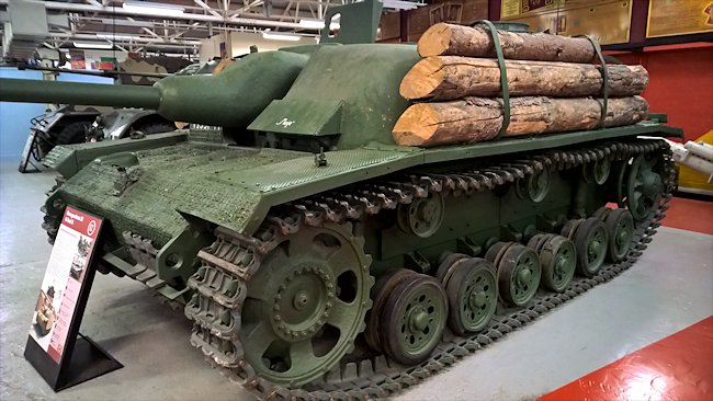 Surviving German StuG III Sturmgeschutz Ausf. G at the Tank Museum, Bovington, England 
