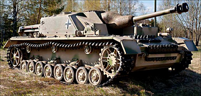 Surviving German StuG IV Sturmgeschütz Tank Destroyer Sd.Kfz.142