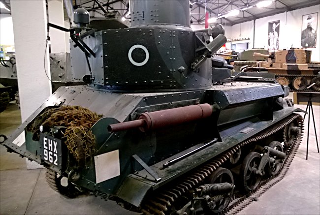 Surviving Vickers Light Tank MkVI Tank