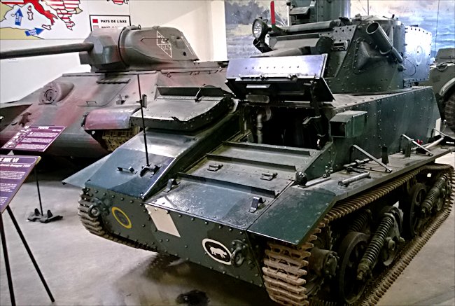 Surviving Vickers Light Tank MkVI Tank