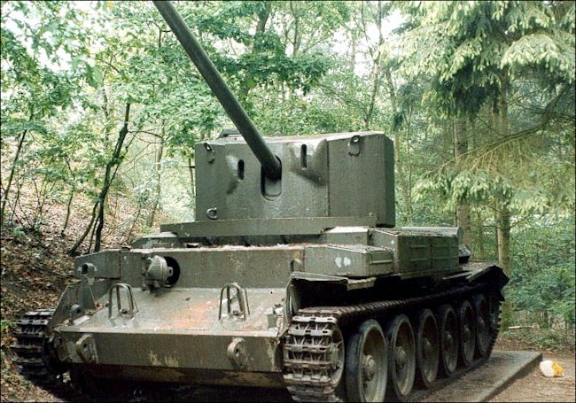 British A30 Challenger Tank preserved at the Overloon War Museum, Holland