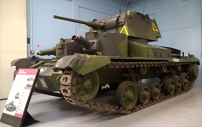 A9 British Cruiser MkI tank at the Tank Museum, Linsay Road, Bovington, Dorset