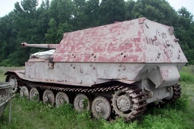 Surviving German Jagdpanzer Elefant Tank Destroyer