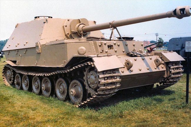 Surviving German Jagdpanzer Elefant Tank Destroyer