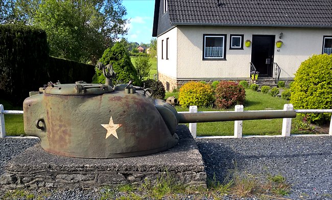 Preserved Bastogne Battle of the Bulge Turrets