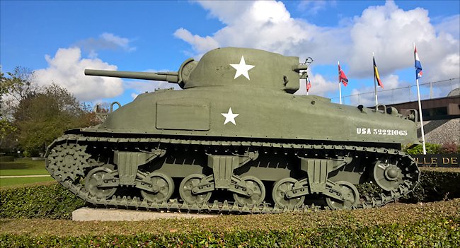 Surviving M4A1 Sherman Tank used in Normandy during D-Day