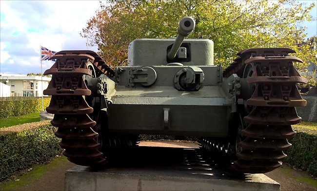 Preserved Churchill Mk VII Flamethrower Tank