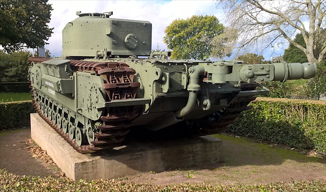 Surviving Churchill Mk VII Crocodile Tank