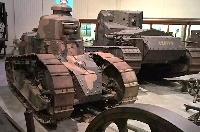 Surviving Belgium Army 1940 Renault FT17 Tank