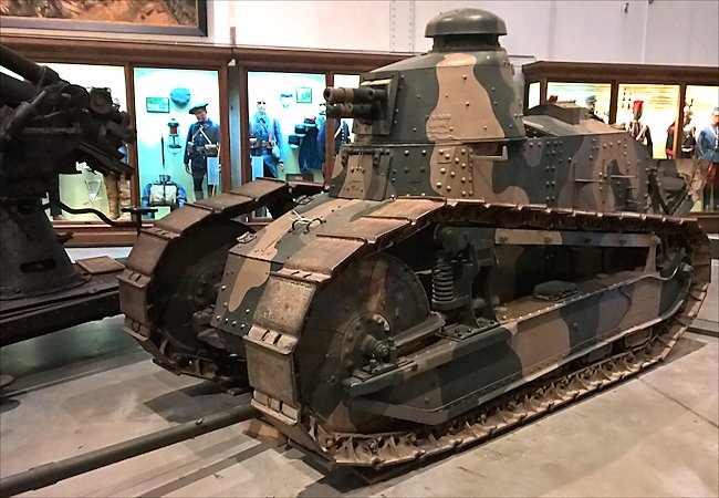 Surviving Belgium Army 1940 Renault FT17 Tank