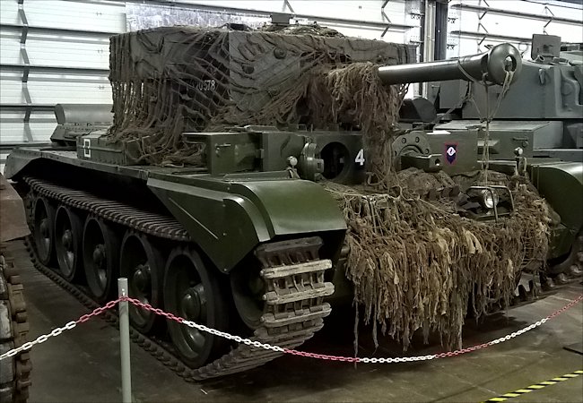 British A27M Cromwell Tank MkVII did see action in the WW2 Battle of the Bulge
