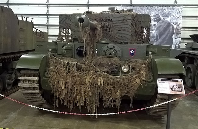 British A27M Cromwell Tank MkVII did see action in the WW2 Battle of the Bulge