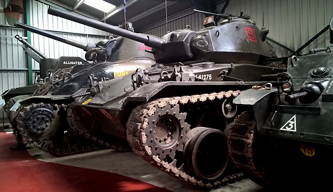 Restored M24 Chaffee Light Tank at the Muckleburgh Military Collection Museum