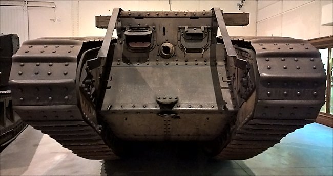 Surviving British WW1 MkIV Male Tank