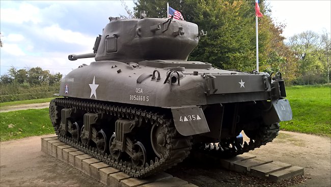 Preserved M4A1(76) Sherman Tank used in Normandy during D-Day