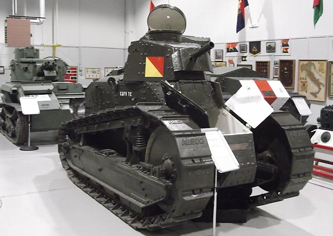 Surviving Canadian M1917 6-ton light tank