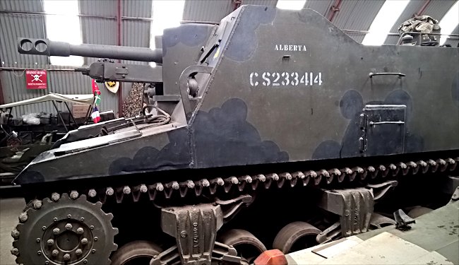 Preserved Canadian WW2 Sexton II Self Propelled Gun SPG