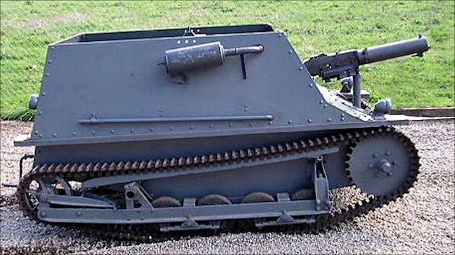 Surviving Swedish Carden Loyd MkV tankette