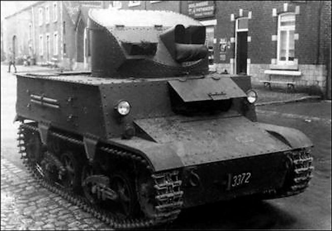 Belgium Army 1940 Carden Loyd T13 B3 Tank