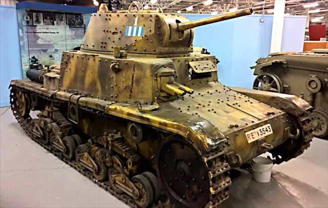 Surviving Fiat Ansaldo Carro Armato M14/41 Italian Medium Tank