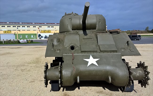 Preserved M4A4 Sherman Tank Wreck