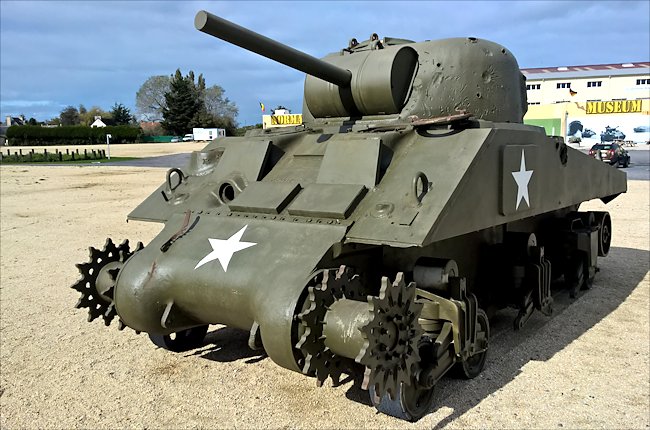 M4A4 Sherman Tank Wreck Normandy Tank Museum 1944 D-Day Catz