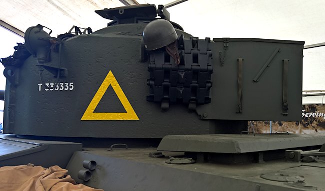 British Comet tank turret