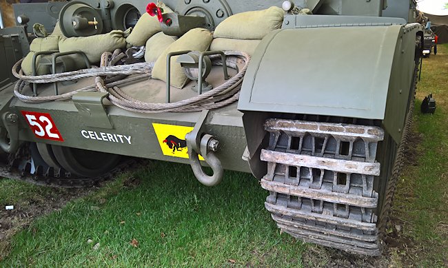 A Comet tank was fitted with a hull mounted 7.92 mm BESA machine gun