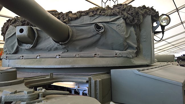 British Comet tank turret