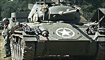 Surviving M24 Chaffee Light Tank