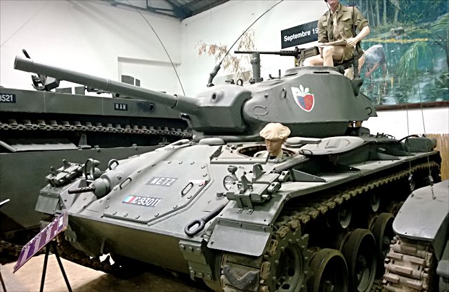 Restored M24 Chaffee Light Tank