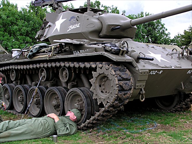 Restored M24 Chaffee Light Tank