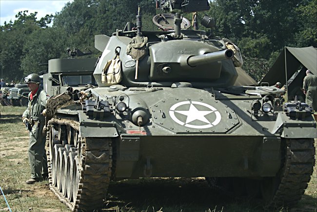 Restored M24 Chaffee Light Tank