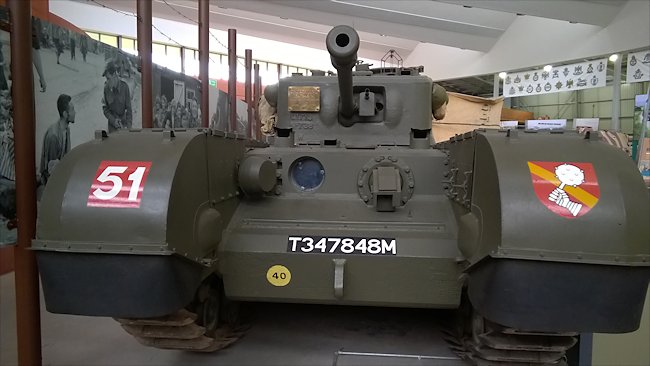 Surviving Churchill Crocodile Flame Thrower D-Day Tank Bovington Tank Museum