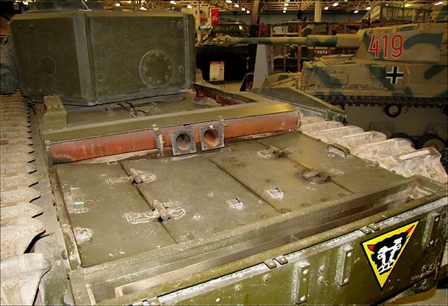 Surviving British Churchill Mark III AVRE Tank